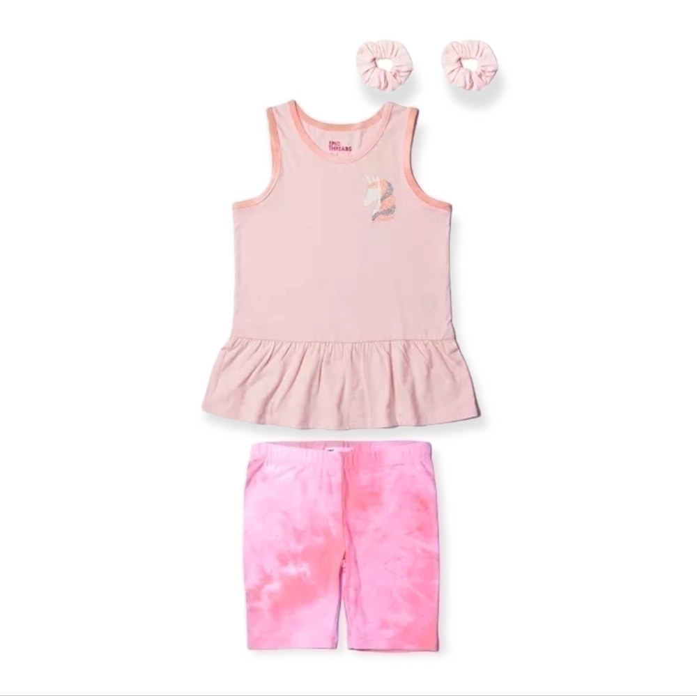 𝅺GIRLS Size 6 Tank Top & Shorts Set